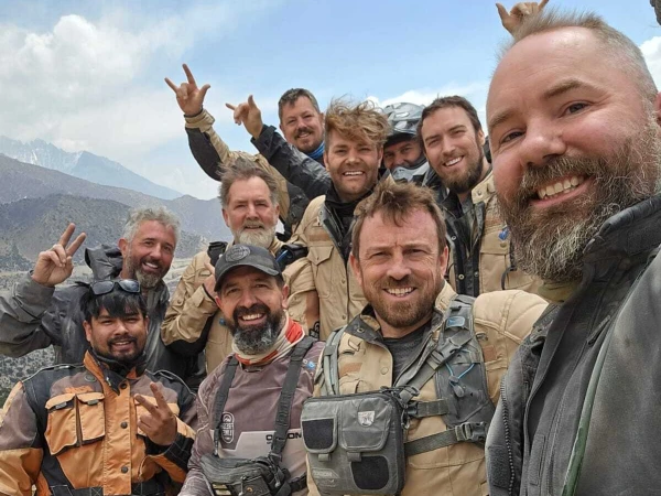 Upper mustang group selfie