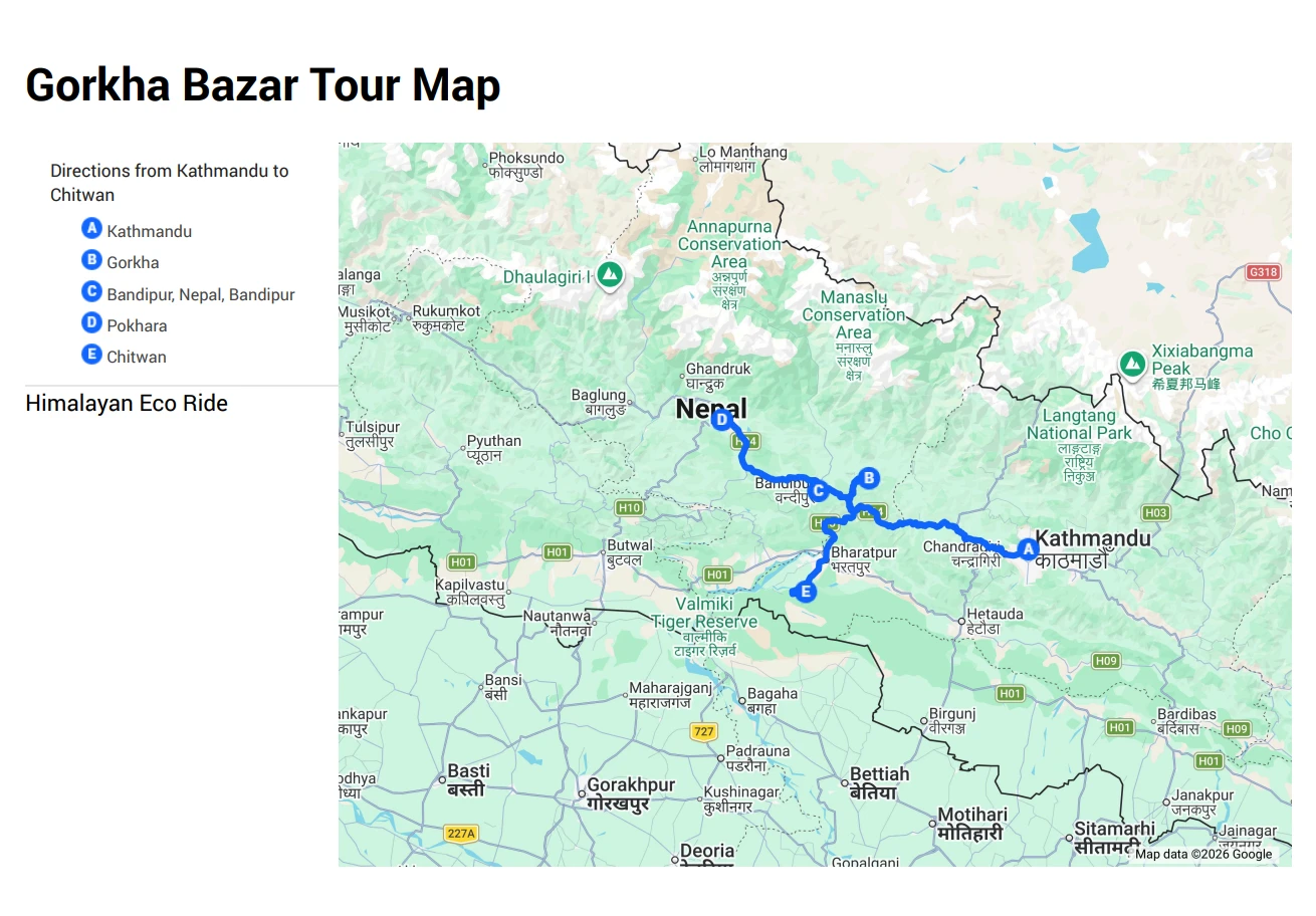 Gorkha Bazar Biking Adventure - 8 Days
